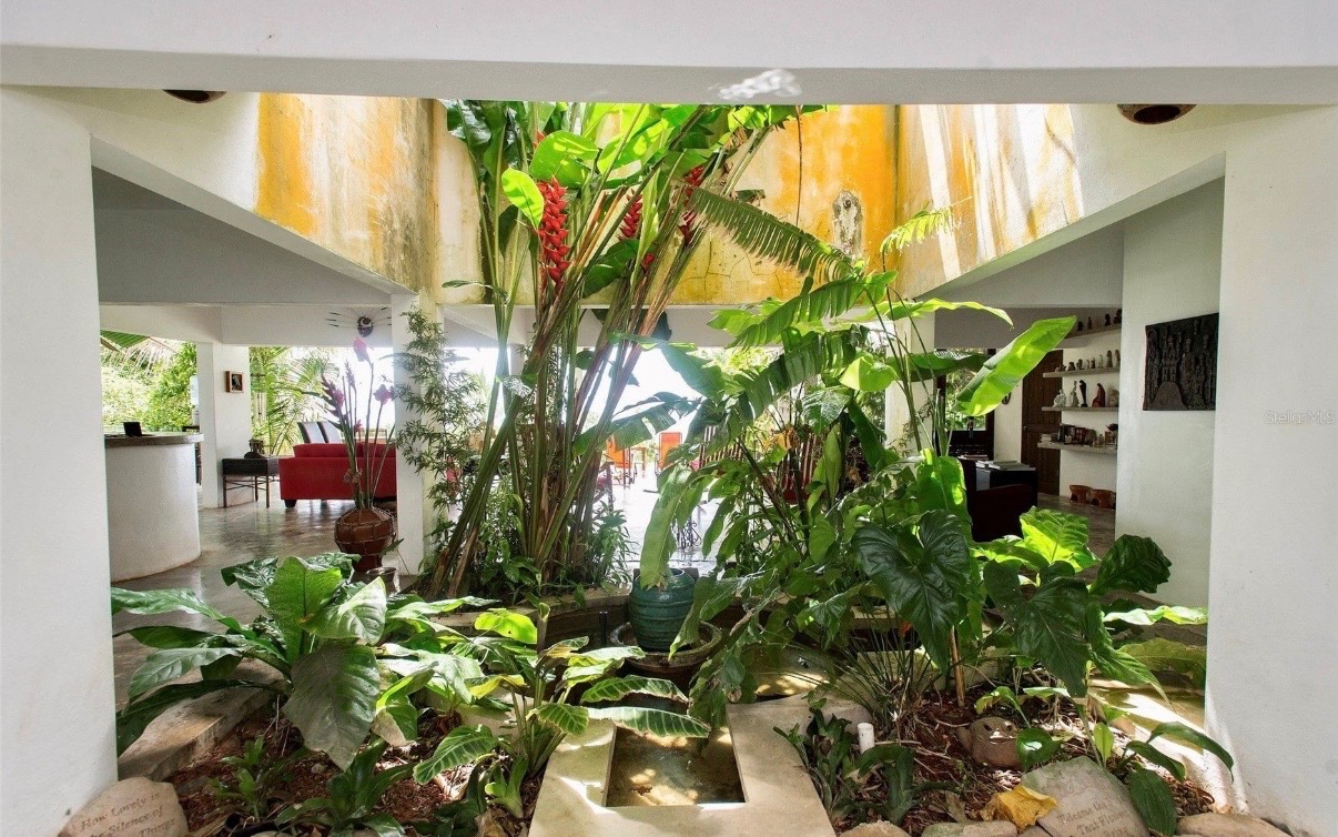 Interior of the existing eco-lodging